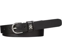 Tommy Hilfiger Ceinture Femme Essential Effortless 2.5 Cuir, Noir (noir), 130 cm