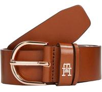 Tommy Hilfiger Ceinture Femme Essential Effortless 3,5 cm Boucle Ardillon, Marron (Cognac), 90 cm
