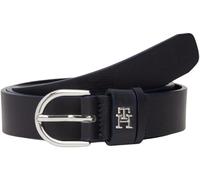 Tommy Hilfiger Ceinture Femme Essential Effortless en Cuir, Bleu (Space Blue), 135 cm
