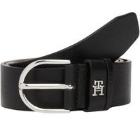 Tommy Hilfiger Ceinture Femme Essential Effortless en Cuir, Noir (Black), 70 cm