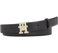 Tommy Hilfiger Ceinture Femme Logo 2.5 en Cuir, Noir (Black), 80 cm