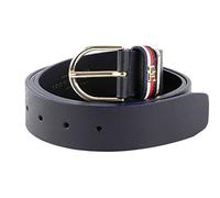 Tommy Hilfiger Ceinture Femme TH Timeless 3.5 Corp Ceinture Cuir, Bleu (Space Blue), 130