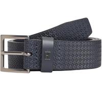 Tommy Hilfiger Ceinture fixe Th Soho Flag Aop 3.5 AM0AM14179 pour homme, bleu, 90