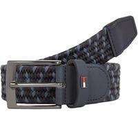 Tommy Hilfiger Ceinture Homme Adan New Elastic Tressée, Bleu (Space Blue), 85 cm