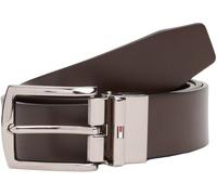 Tommy Hilfiger Ceinture Homme Denton 3,5 cm Réversible, Marron (Testa Di Moro/Black), 100 cm