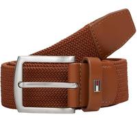 Tommy Hilfiger Ceinture Homme Denton Elastic 3,5 cm Tressée, Marron (Cinnamon Bark), 110 cm
