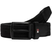 Tommy Hilfiger Ceinture Homme Denton Elastic Tressée, Noir (Black), 80 cm