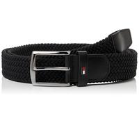 Tommy Hilfiger Ceinture Homme Denton Elastic Tressée, Noir (Black), 95 cm