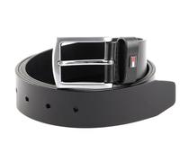 Tommy Hilfiger Ceinture Homme Denton Leather 3.5 en Cuir, Noir (Black), 85 cm