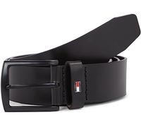 Tommy Hilfiger Ceinture Homme Denton Matte 3.5 Ceinture Cuir, Noir (Black), 115