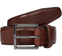 Tommy Hilfiger Ceinture Homme Hudson Leather 3,0 cm Cuir, Marron (Coffee Bean), 115 cm