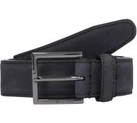 Tommy Hilfiger Ceinture Homme Hudson Nubuck 3,0 cm Cuir, Noir (Black), 110 cm