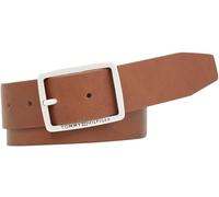 Tommy Hilfiger Ceinture Homme Jeans Buckle 3.5 Cuir, Marron (Tan), 90 cm