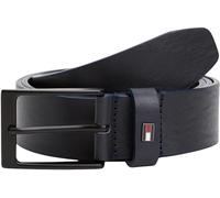 Tommy Hilfiger Ceinture Homme Layton 3,5 cm Cuir, Bleu (Space Blue), 85 cm