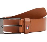 Tommy Hilfiger Ceinture Homme Layton 3,5 cm Cuir, Marron (Cognac), 110 cm