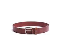 Tommy Hilfiger Ceinture Homme New Denton Belt 4.0 Ceinture Cuir, Marron (Dark Tan), 85