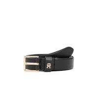 TOMMY HILFIGER Ceinture 'SQUARE 2.5 GO' noir, Taille 95