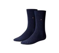 Tommy Hilfiger - Chaussettes - 5 Den - Lot de 2 - Femme - Bleu (Jeans) - FR: 39 (Taille fabricant: 39/42)