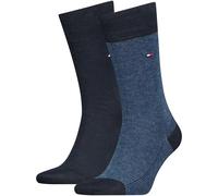 Tommy Hilfiger Classic Chaussettes, Bleu Marine, 39/42 (Lot de 2) Homme