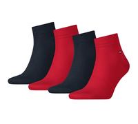 TOMMY HILFIGER Chaussettes bleu foncé / rouge, Taille 39-42