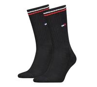 TOMMY HILFIGER Chaussettes bleu marine / rouge sang / noir / blanc, Taille 35-38