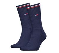TOMMY HILFIGER Chaussettes bleu / rouge sang / blanc, Taille 35-38