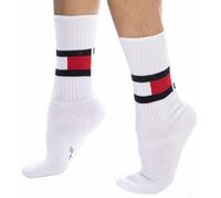 Tommy Hilfiger Chaussettes de Sport Flag Coton Blanches Blanc 39/42