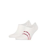 Tommy Hilfiger Chaussettes Footie pour Homme, Blanc., 43/46 EU