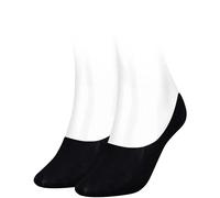 Tommy Hilfiger Chaussettes Footie 383024001 Femme Noir 35/38 (Lot de 2)