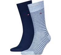 8719965009202 Petites Rayures Classic Sock, Bleu Clair mélangé, 39-42 (Lot de 2) Hommes