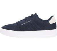 Tommy Hilfiger Chaussures Basses Th Court Knit FM0FM05823 pour Homme, Bleu (Desert Sky), Pointure 40