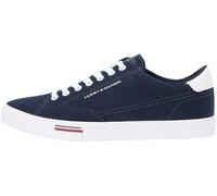 Tommy Hilfiger Chaussures Basses Vulc Core RWB CVS FM0FM05813 pour Homme, Bleu (Desert Sky), Pointure 45