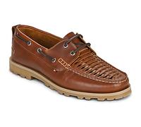 Tommy Hilfiger Chaussures bateau HILFIGER BRAIDED LTH BOAT SHOE in Marron 43