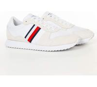 Tommy Hilfiger Chaussures de sport éco-conscientes blanches avec logo - EU45/US12