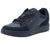 Tommy Hilfiger Homme TH Basket Core LTH Mix FM0FM05058 Semelle Cupsole, Bleu (Desert Sky), 40 EU