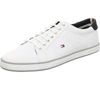 Tommy Hilfiger Canvas Lace Up Trainers Blanc EU 43 Homme