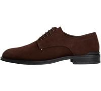 Tommy Hilfiger Chaussures Derby Homme Corporate en Daim, Marron (Cocoa), 43