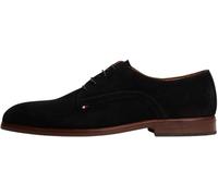Tommy Hilfiger Chaussures Derby Homme Dress Suede en Daim, Noir (Black), 42