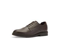 Tommy Hilfiger Chaussures Derby Homme Flexible Leather en Cuir Grain Fin, Marron (Cocoa), 43