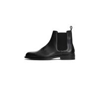 Tommy Hilfiger Bottines Chelsea Homme Corporate Cuir, Noir (Black), 42