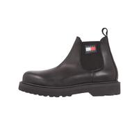 Tommy Hilfiger - Chelsea Bottes en Cuir Napa - Homme - Chaussures - Noir - Taille: 46 EU