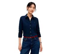 Tommy Hilfiger 1985 Slim Fit Long Sleeve Shirt Bleu 2XL Femme