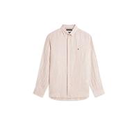 TOMMY HILFIGER Chemisier beige foncé / blanc, Taille S