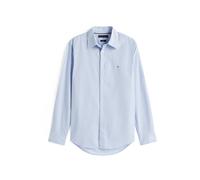 Tommy Hilfiger Chemise Homme Flex Poplin Mini Print Regular Fit, Bleu (Cloudy Blue), L