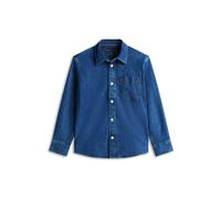 Tommy Hilfiger Relaxed Shirt Kb0kb10069 Chemise L/S, Denim (Denim Dark), 16 Ans Garçon