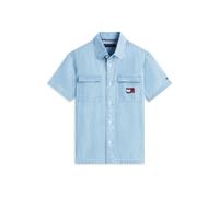TOMMY HILFIGER Chemise bleu marine / bleu denim / rouge / blanc, Taille 152