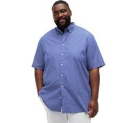 Tommy Hilfiger Chemise BT-Flex en Popeline STP SS pour Homme-B MW0MW44071, Bleu, 5XL_Plus