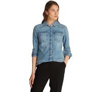 Tommy Hilfiger Chemise en Jean Femme Slim Shirt Sam en Coton, Bleu (Sam), 48