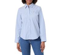 Tommy Hilfiger Ess Poplin Regular Fit Long Sleeve Shirt Bleu 44 Femme