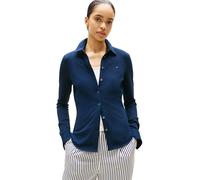Tommy Hilfiger Chemise Femme 1985 Slim avec Col Pointu